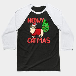 Meowy Catmas Baseball T-Shirt